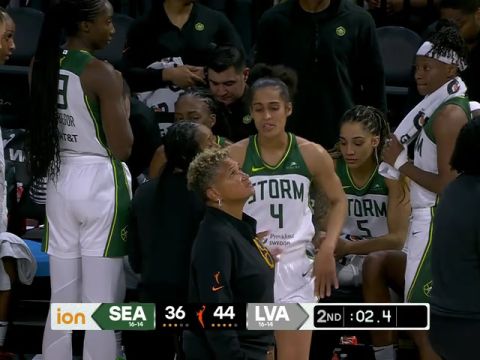 WNBA常規(guī)賽:西雅圖風(fēng)暴vs拉斯維加斯王牌第2節(jié)英文原聲回放