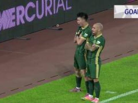 [進(jìn)球視頻]中超第11球！王鈺棟單刀破門+模仿姆巴佩慶祝