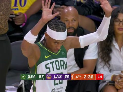 WNBA常規(guī)賽：西雅圖風(fēng)暴vs洛杉磯火花英文原聲全場回放