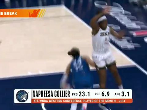 WNBA常规赛:康涅狄格阳光vs拉斯维加斯王牌第2节英文原声回放