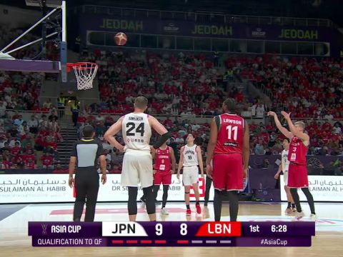 日本vs黎巴嫩第1節(jié)英文原聲回放