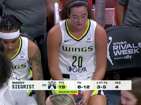 WNBA常规赛：达拉斯飞翼vs印第安纳狂热第3节中文解说回放