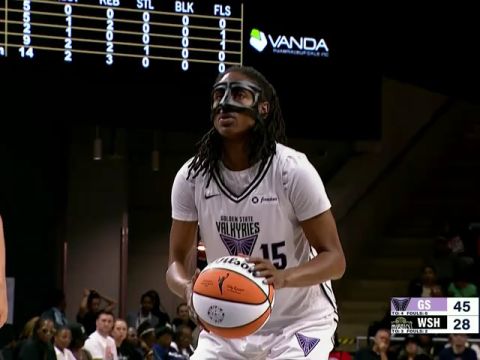 WNBA常规赛:金州瓦尔基里vs华盛顿神秘人英文原声全场回放