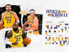 2025-26NBA新赛季湖人常规赛赛程时间表 10月22号揭幕战上演詹库对决