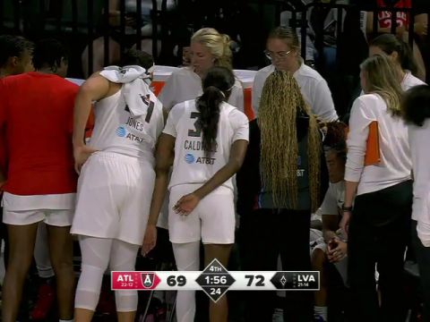 WNBA常规赛:亚特兰大梦想vs拉斯维加斯王牌第4节中文解说回放