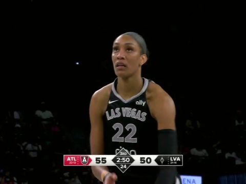 WNBA常规赛:亚特兰大梦想vs拉斯维加斯王牌第3节中文解说回放