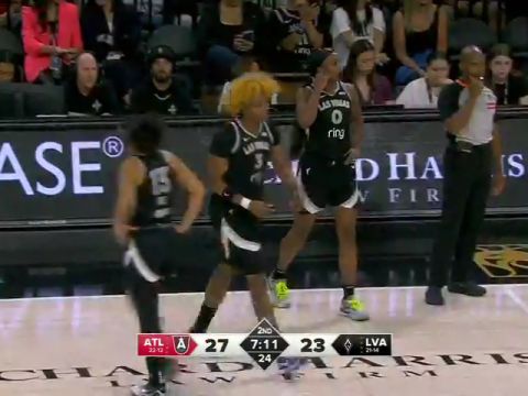 WNBA常规赛:亚特兰大梦想vs拉斯维加斯王牌第2节中文解说回放