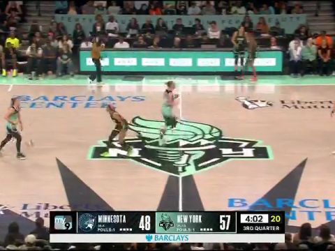 WNBA常规赛:明尼苏达山猫vs纽约自由人英文原声全场回放