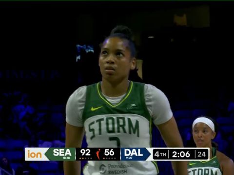 WNBA常规赛:西雅图风暴vs达拉斯飞翼第4节英文原声回放