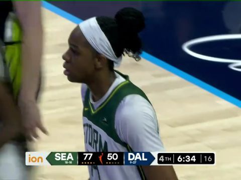 WNBA常规赛:西雅图风暴vs达拉斯飞翼第4节中文解说回放