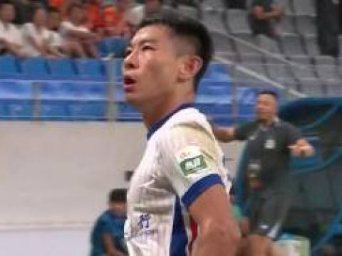 [進球視頻] 申花1-0領先！陳晉一傳中 于漢超鏟射破門