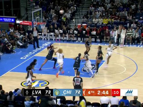 WNBA常规赛：拉斯维加斯王牌vs芝加哥天空第4节中文解说回放