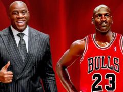 魔术师约翰逊:乔丹是NBA历史最佳球员 詹姆斯贾巴尔紧随其后