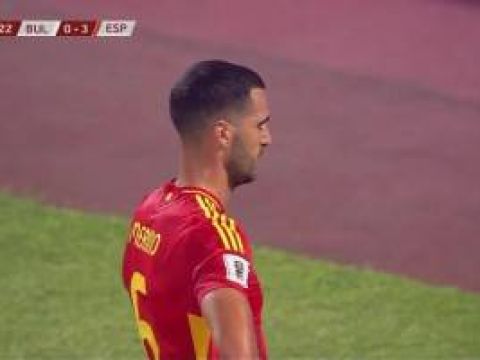 [進(jìn)球視頻] 西班牙3-0擴(kuò)大比分！亞馬爾角球助攻梅里諾頭球破門(mén)！