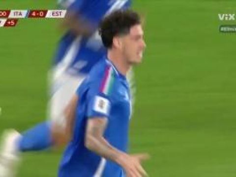 [進球視頻] 意大利5-0愛沙尼亞！拉斯帕多里傳中，巴斯托尼頭球破門！
