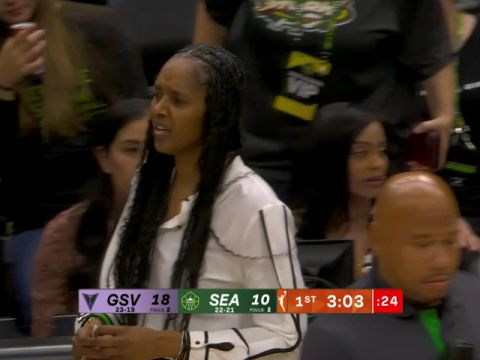 WNBA常規(guī)賽:金州瓦爾基里vs西雅圖風(fēng)暴第1節(jié)英文原聲回放