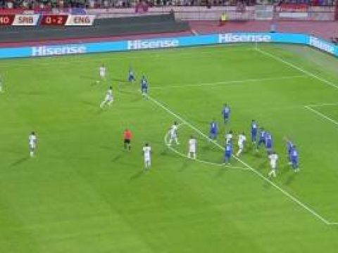 [進(jìn)球視頻]英格蘭3-0塞爾維亞！戈登遠(yuǎn)射門將脫手，孔薩補(bǔ)射破門