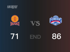  天津vs山西比分：張云夢17分韓霈瑜16分 山西71-86敗給天津 