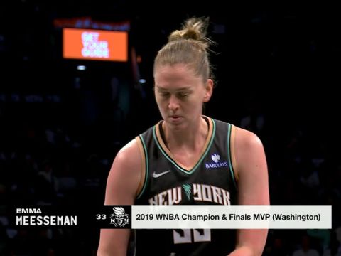 WNBA季后赛：菲尼克斯水星vs纽约自由人第1节中文解说回放