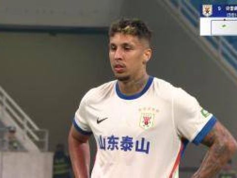[進球視頻] 泰山2-0領(lǐng)先！劉軍帥禁區(qū)內(nèi)手球送點 克雷桑點射破門