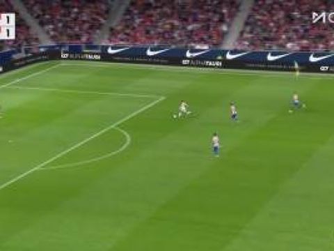 [进球视频]巴列卡诺2-1反超马竞！加西亚单刀过掉门将打空门得手
