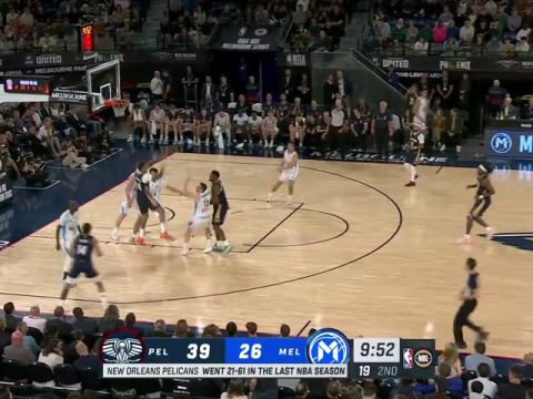 NBA季前赛:墨尔本联vs鹈鹕第2节中文解说回放
