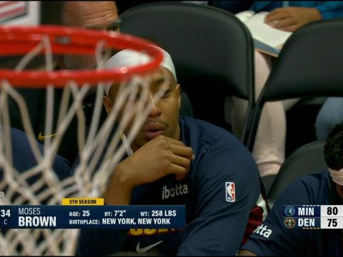 NBA季前赛:森林狼vs掘金第3节英文原声回放