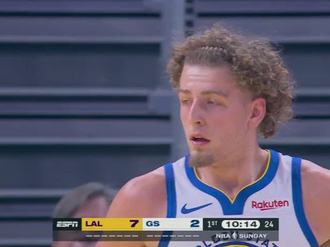 NBA季前赛:湖人vs勇士第1节中文解说回放