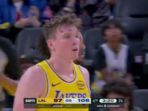 NBA季前赛:湖人vs勇士第4节中文解说回放