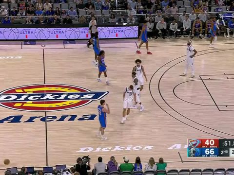 NBA季前赛:雷霆vs独行侠第2节中文解说回放