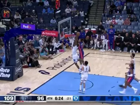 【全场回放】 灰熊vs活塞