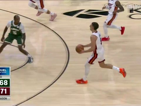 NBA季前赛:雄鹿vs热火中文解说全场回放