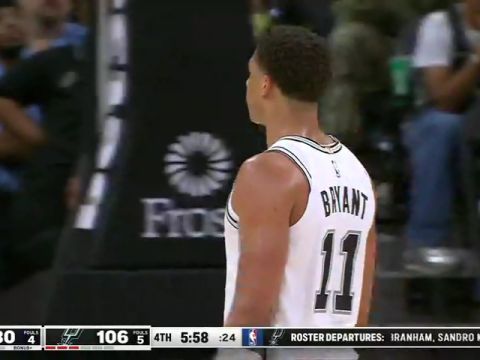 NBA季前赛:广州龙狮vs马刺英文原声全场回放