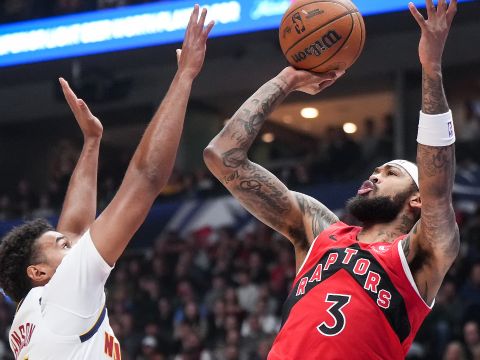 英格拉姆vs掘金集锦 猛龙首秀出战22分钟拿下19分1板2助攻