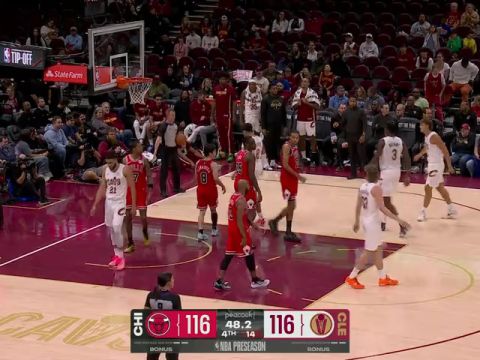 公牛vs骑士第4节中文解说回放