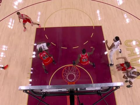 公牛vs骑士第2节英文原声回放