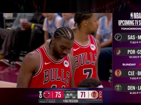 公牛vs骑士第3节中文解说回放