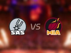 NBA季前赛：马刺vs热火录像回放(2025年10月09日)