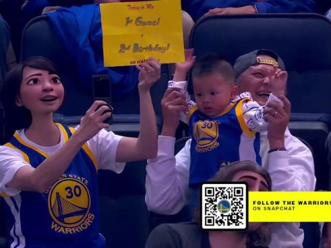 NBA季前赛:开拓者vs勇士第1节英文原声回放