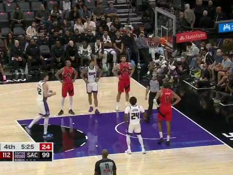 NBA季前赛:猛龙vs国王英文原声全场回放