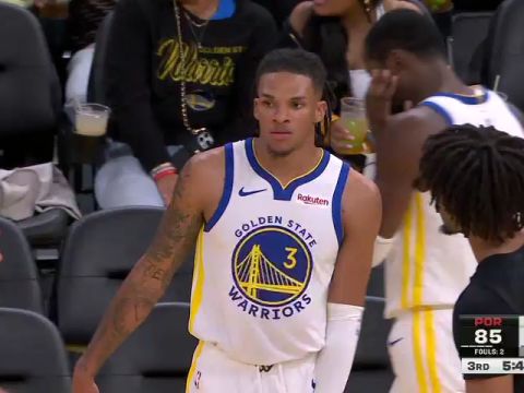 NBA季前赛:开拓者vs勇士第3节中文解说回放