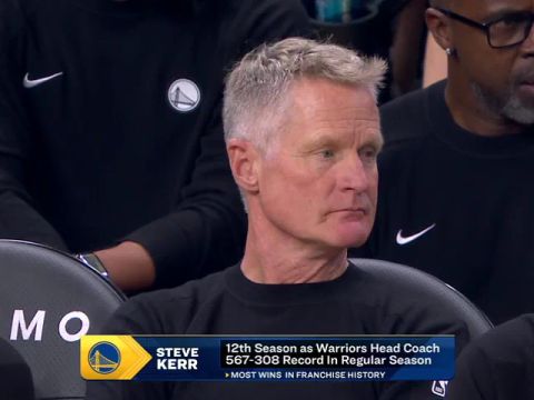 NBA季前赛:开拓者vs勇士第1节中文解说回放