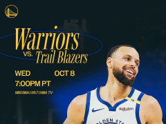 NBA高清直播在线直播：季前赛开拓者vs勇士（10月9日）杨瀚森首秀表现万众瞩目