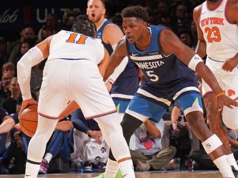 森林狼95-100尼克斯 鏖战加时尼克斯力克对手摘下胜果