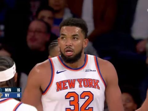 森林狼vs尼克斯第1节中文解说回放