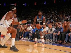 NBA季前赛战报:森林狼遭尼克斯加时逆转 华子17分布伦森14中4