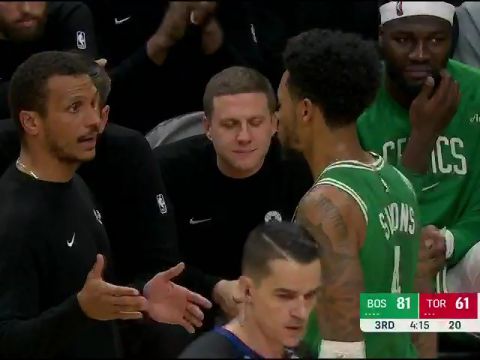 NBA季前赛:凯尔特人vs猛龙第3节中文解说回放