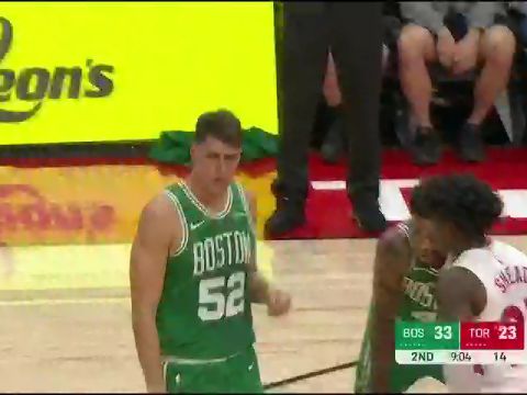 NBA季前赛:凯尔特人vs猛龙英文原声全场回放