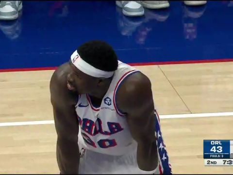 NBA季前赛:魔术vs76人第2节中文解说回放