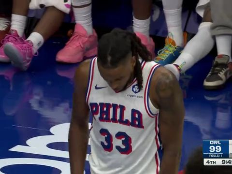 NBA季前赛:魔术vs76人英文原声全场回放